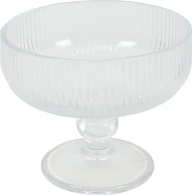 Hit Skál á fæti gler 170ml h:10cm ö:11,7cm glær 1stk