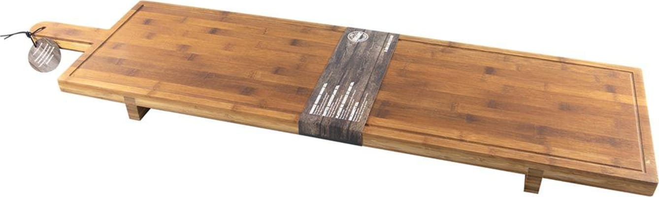 Hit Skurðarbretti á fótum bambus 100x26cm h:5,5cm
