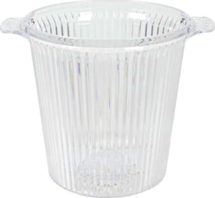 Hit Vínkælir plast rifflaður 2ltr glær