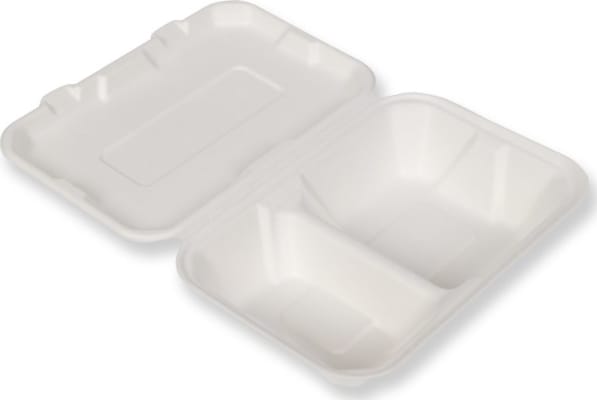 Hitabakkar 9x6" 2ja hólfa PULP 250stk