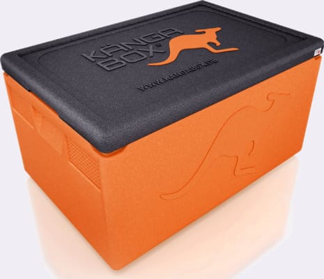 Hitakassi Kangabox appelsínugulur 48ltr