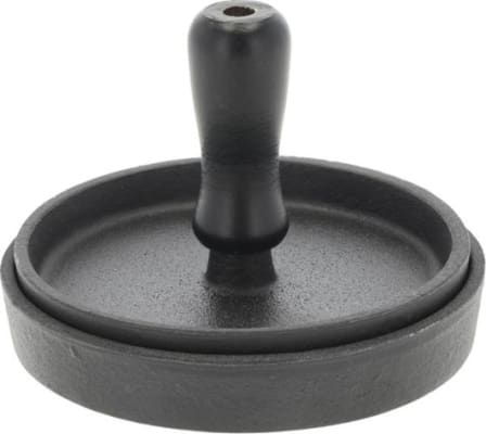 Holm Hamborgarapressa pottjárn 12cm black