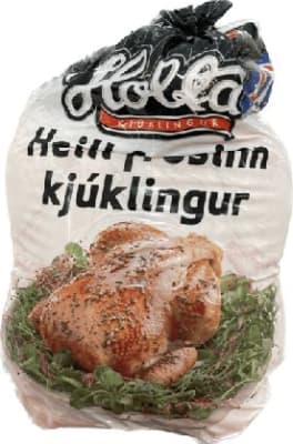 Holta heill kjúklingur frosinn