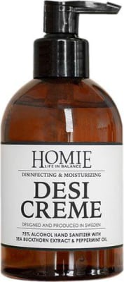 Homie Handhreinsir (desicreme) piparm./hafþyrnir 300ml