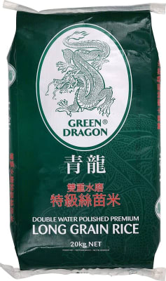 Hrísgrjón Long Grain 1x20Kg Green Dragon