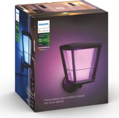 HUE Econic vegglampi svartur upp