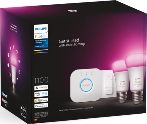 HUE Start Almenn RGBW 10W E27 Bluetooth 2P
