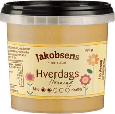 Hunang Jakobsens Hversdags 425g