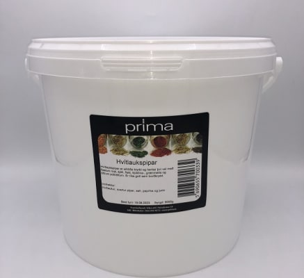 Hvítlaukspipar 9kg fata