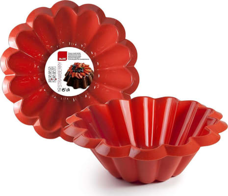 Ibili Tertuform 22cm silicon rautt