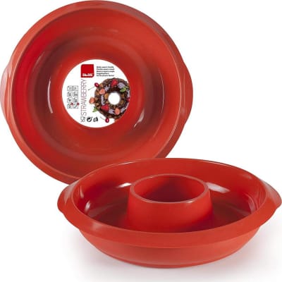 Ibili Tertuform 24cm silicon rautt