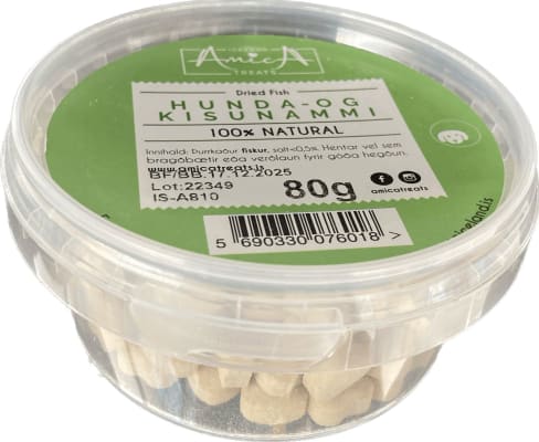 Iceland Amica hunda og kisu nammi 80 gr