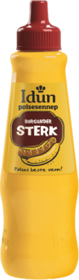 Idun sterkt sinnep 870g x6