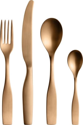 iittala CITTERIO hnífapör 16stk sett forréttar rose gold