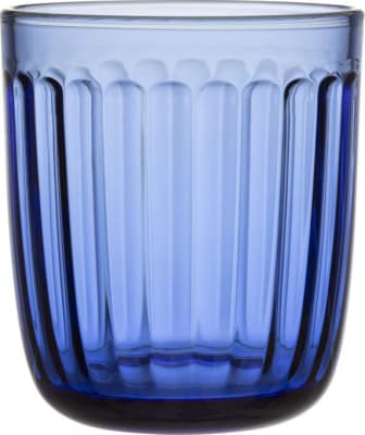 iittala RAAMI Glas vatn 26cl 2stk ultramarine blue