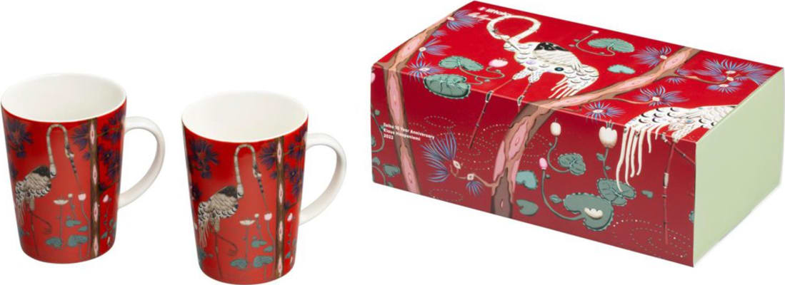 iittala TAIKA krús 0,4ltr 15 ára afmælisútgáfa 2 stk red