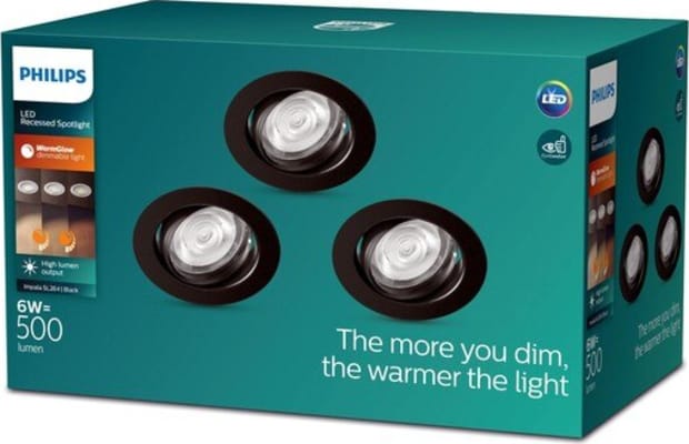 IMPALA 3Pk Innfellt WGDIM SL264 RD 068 6W 27K BK