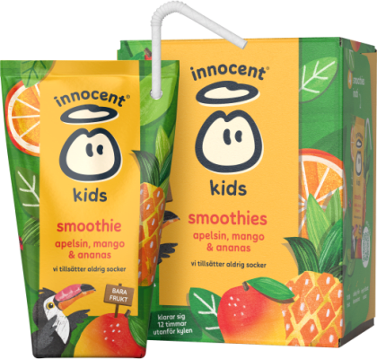Innocent Kids Appelsínu, Mango og Ananas 150ml