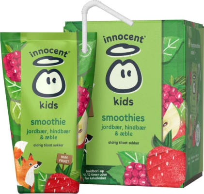 Innocent Kids Jarðarber, Hindber og Epli 150ml
