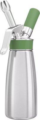 ISI Rjómasprauta 0,5ltr stál/græn Green whip