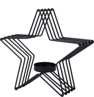 Járn Kertastj STAR 20cm.