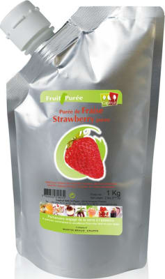 Jarðarberja Puré í poka 1kg