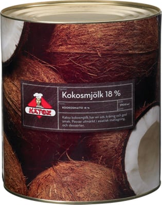 Kókosmjólk 18% 2900ml (6stk/ks)