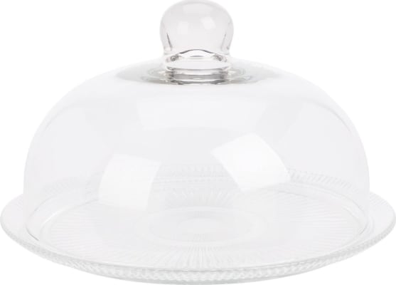 Kökudiskur ø30cm gler með kúpli