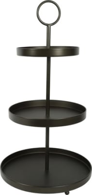 Kökudiskur Bonamy Svart/Bronze 41x74cm.