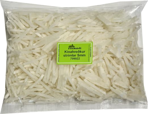 Kínahreðkur strimlar 5 mm - Sérpöntun