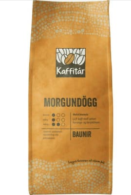 Kaffitár Morgundögg baunir 