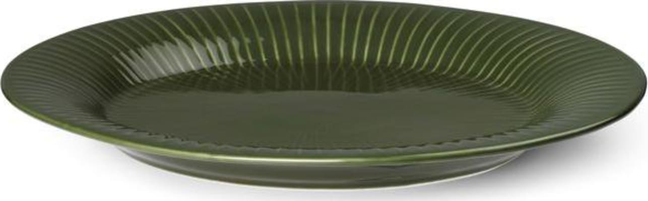 Kahler Hammershoi Oval Diskur 28,5x22,5cm Grænn