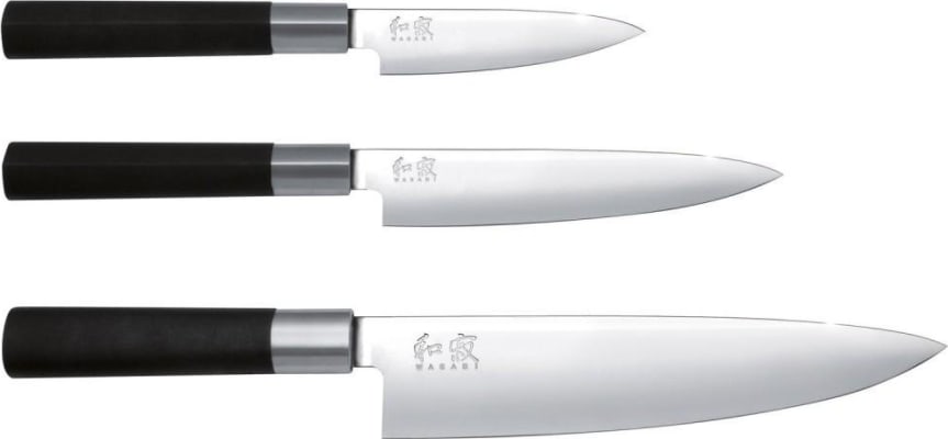 Kai Hnífasett 1 Wasabi Black 10cm/15cm/20cm