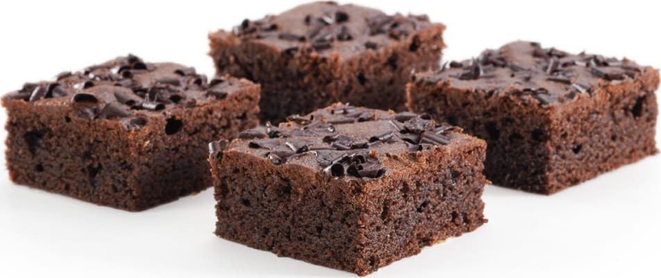 Kaka fleki súkkulað/brownie 24 sneiðar 1,4kg (3stk/ks)