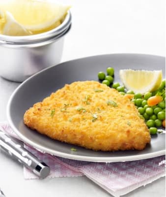 Kalkúna snitsel fulleldað ca 125g (5kg ks)