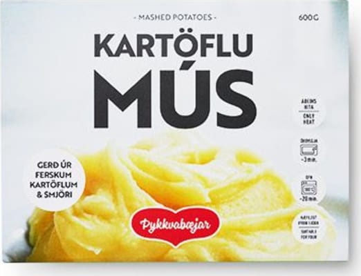 Kartöflumús 600g / 12 í kassa - ÞYKKVABÆJAR