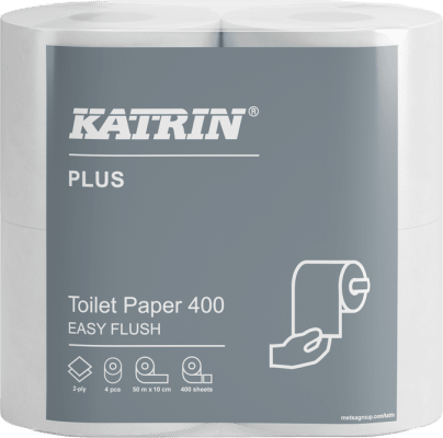 Katrin Plus WC 400 EasyFlush, fyrir rotþrær 20stk