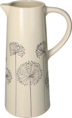 Kersten Kanna/vasi túnfífill 18,5x13,5x30cm leir ivory