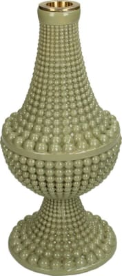 Kersten Kertastjaki beads h:23,3cm poly green
