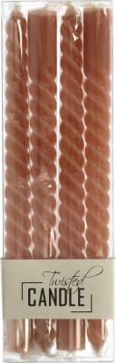 Kersten Kerti snúin 26cm 4stk í kassa peach