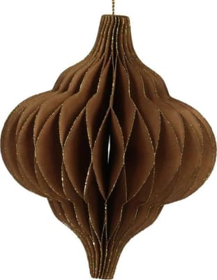 Kersten Skraut 12cm upphengi úr pappa brown