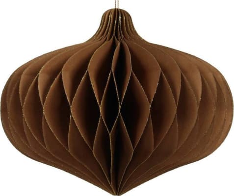 Kersten Skraut 15cm upphengi úr pappa brown