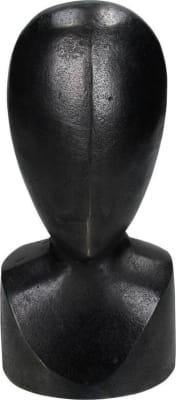 Kersten Stytta höfuð aluminium 10x10x22cm black