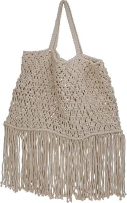 Kersten Taska Macrame bómullar natural 45x56cm