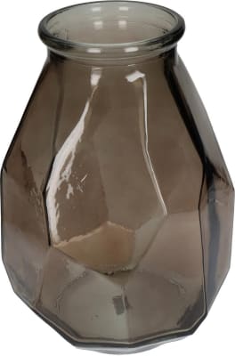 Kersten Vasi 25x25x35cm recycled gler brown