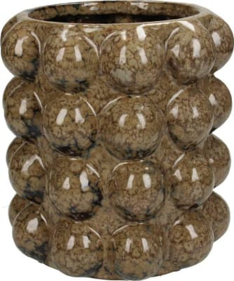 Kersten Vasi, kúlur 15,6x15,6x16,8 leir brown