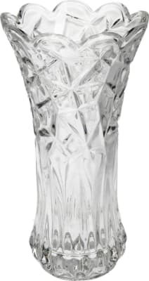 Kersten Vasi gler útskorinn ö12,5cm h:24cm clear