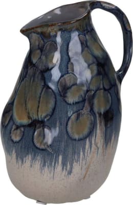 Kersten Vasi leir kanna með haldi 13,5x11,5x19cm blue