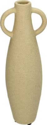 Kersten Vasi með höldum 8.5x6.5x25 leir beige