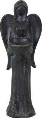 Kertastjaki Engill Svartur 11x33cm.(2/8)